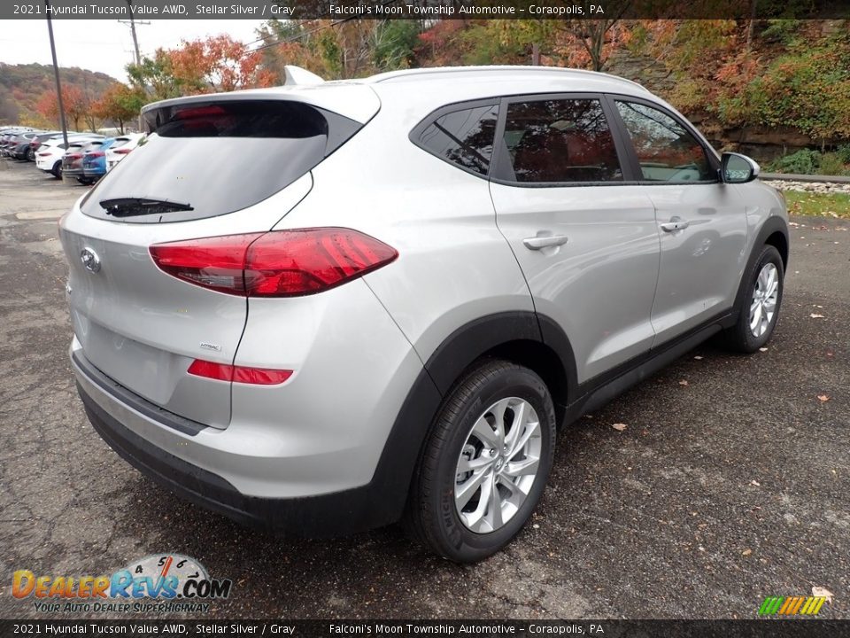 2021 Hyundai Tucson Value AWD Stellar Silver / Gray Photo #2