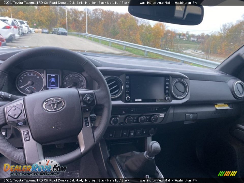 2021 Toyota Tacoma TRD Off Road Double Cab 4x4 Midnight Black Metallic / Black Photo #3