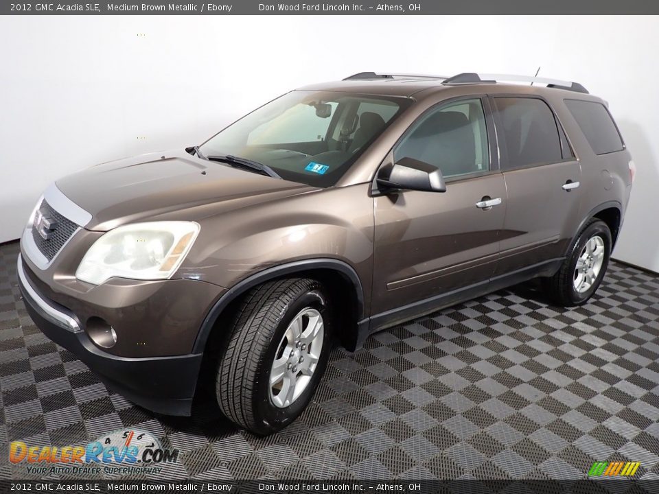 2012 GMC Acadia SLE Medium Brown Metallic / Ebony Photo #7