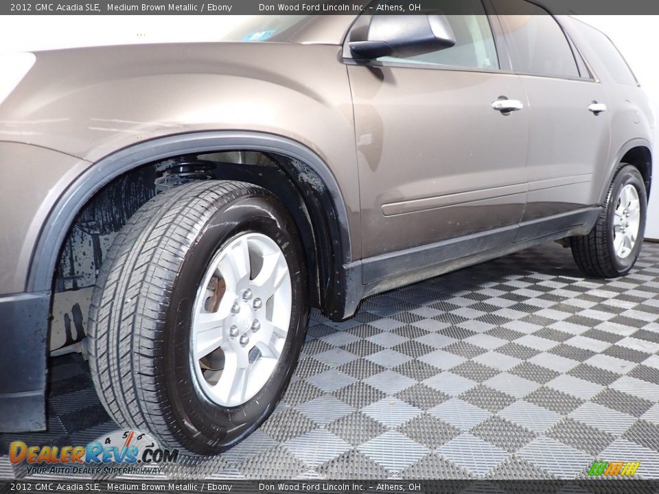 2012 GMC Acadia SLE Medium Brown Metallic / Ebony Photo #8