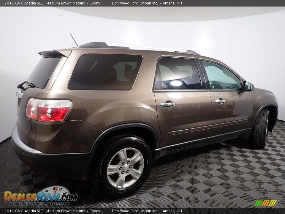 2012 GMC Acadia SLE Medium Brown Metallic / Ebony Photo #14