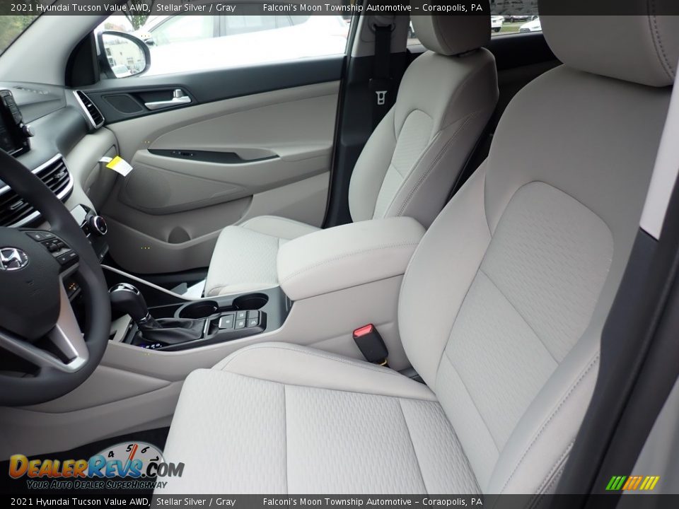 Front Seat of 2021 Hyundai Tucson Value AWD Photo #10