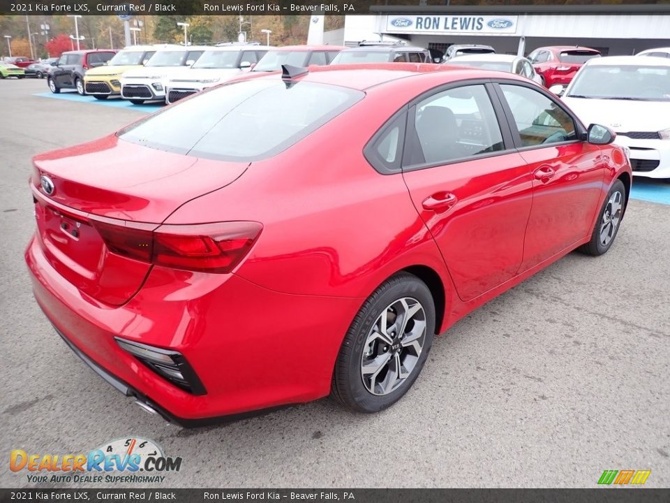 2021 Kia Forte LXS Currant Red / Black Photo #2