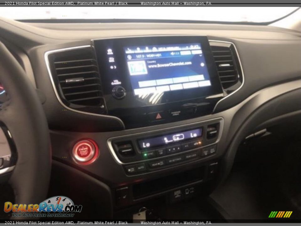 2021 Honda Pilot Special Edition AWD Platinum White Pearl / Black Photo #15