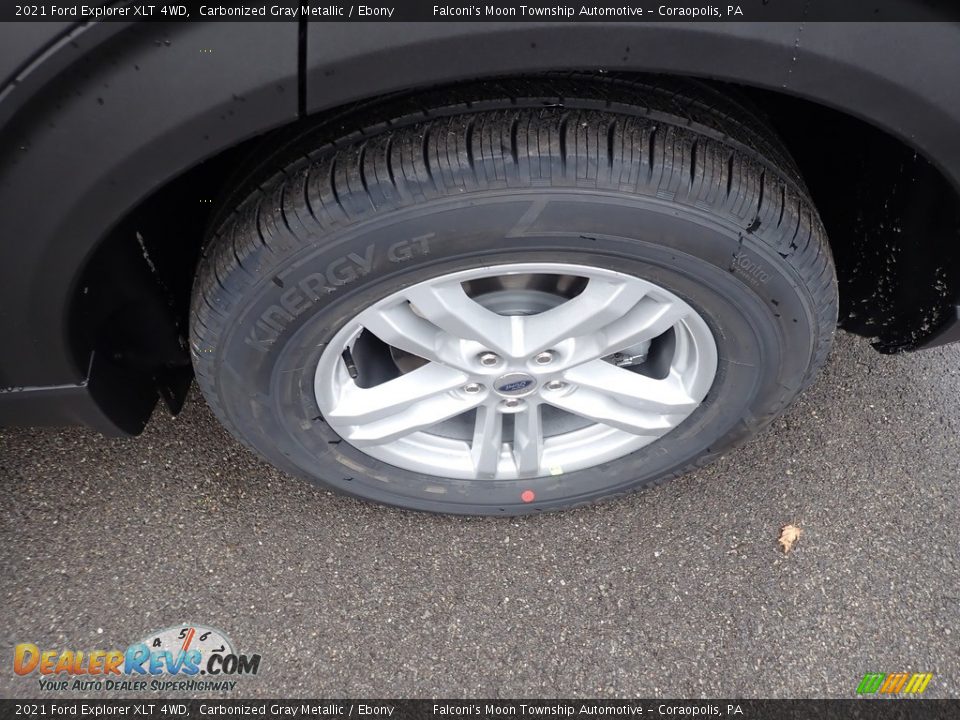 2021 Ford Explorer XLT 4WD Carbonized Gray Metallic / Ebony Photo #7