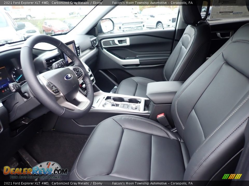 2021 Ford Explorer XLT 4WD Carbonized Gray Metallic / Ebony Photo #10