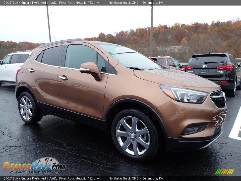 2017 Buick Encore Preferred II AWD River Rock Metallic / Ebony Photo #4