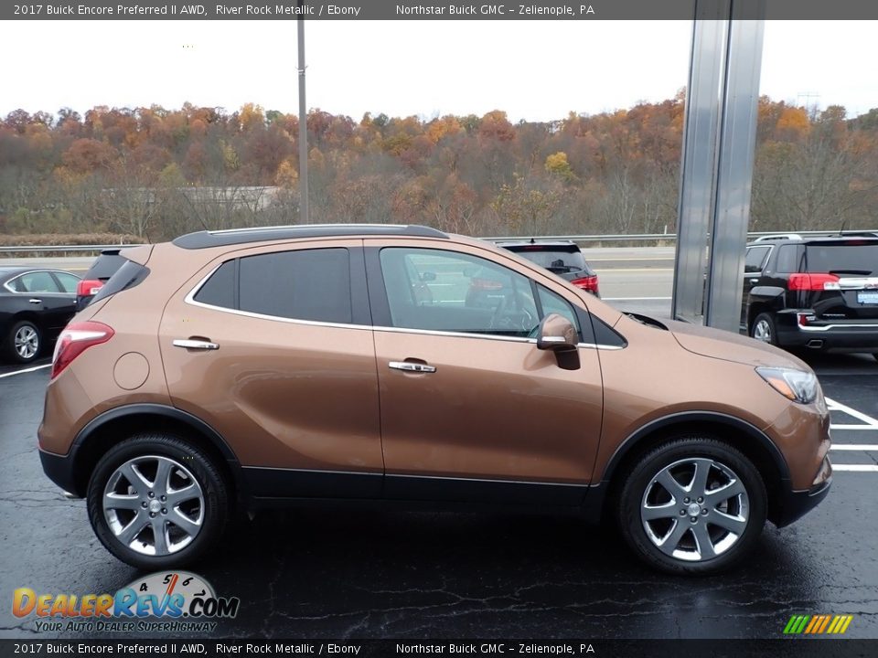 2017 Buick Encore Preferred II AWD River Rock Metallic / Ebony Photo #5
