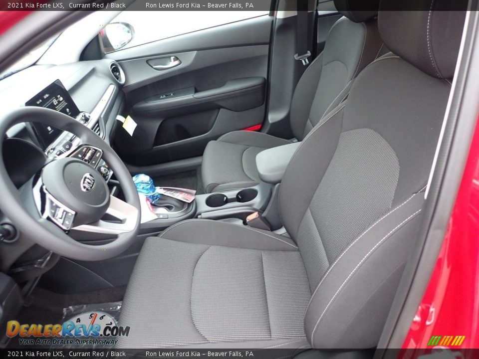 2021 Kia Forte LXS Currant Red / Black Photo #14