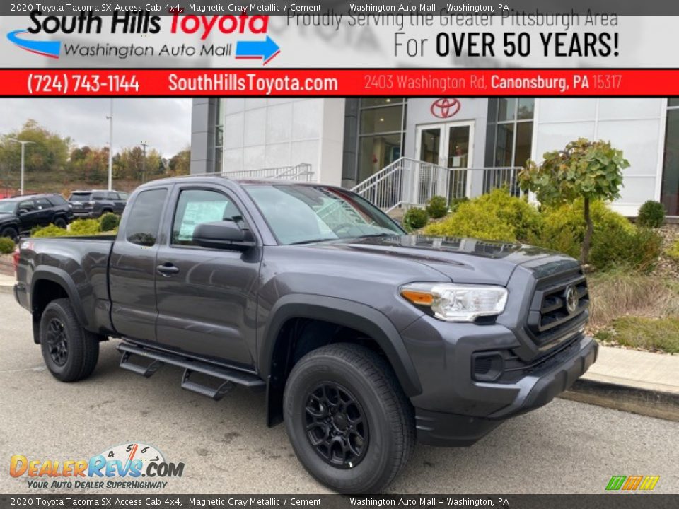 2020 Toyota Tacoma SX Access Cab 4x4 Magnetic Gray Metallic / Cement Photo #1
