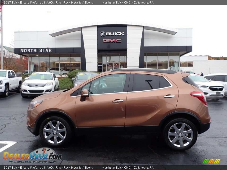 2017 Buick Encore Preferred II AWD River Rock Metallic / Ebony Photo #12