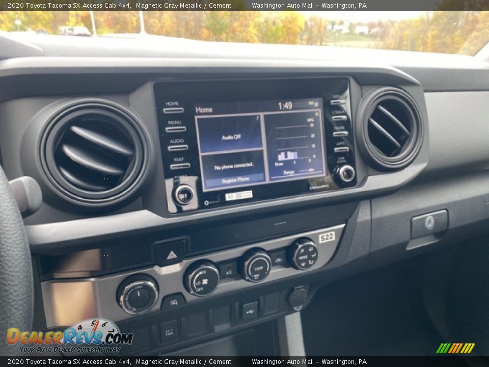 2020 Toyota Tacoma SX Access Cab 4x4 Magnetic Gray Metallic / Cement Photo #7