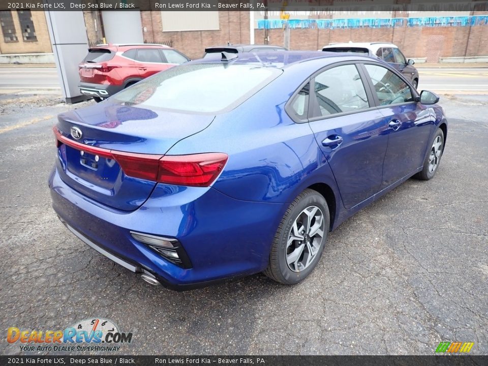 2021 Kia Forte LXS Deep Sea Blue / Black Photo #2