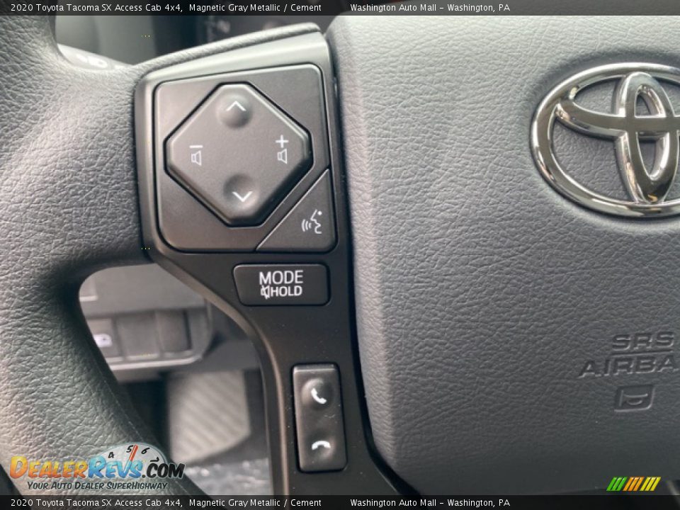 2020 Toyota Tacoma SX Access Cab 4x4 Magnetic Gray Metallic / Cement Photo #9