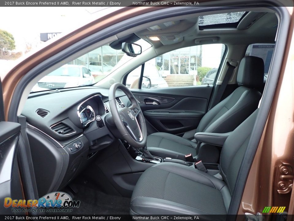 2017 Buick Encore Preferred II AWD River Rock Metallic / Ebony Photo #17