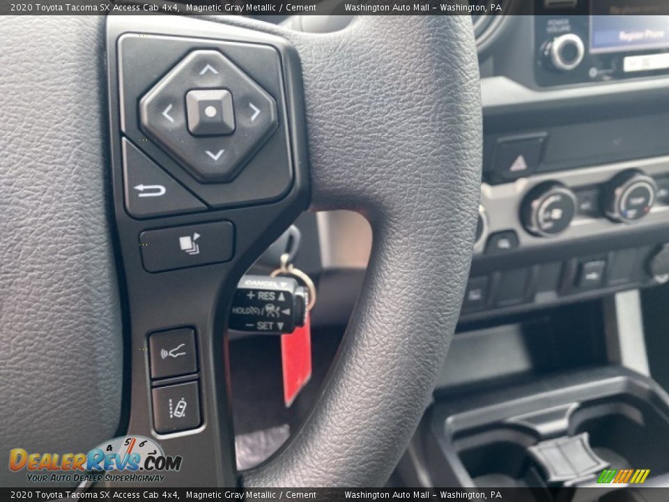 2020 Toyota Tacoma SX Access Cab 4x4 Magnetic Gray Metallic / Cement Photo #10