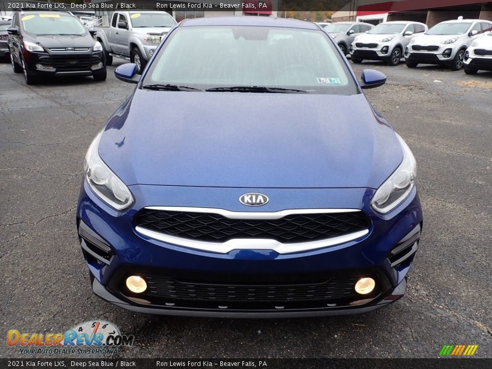 2021 Kia Forte LXS Deep Sea Blue / Black Photo #4