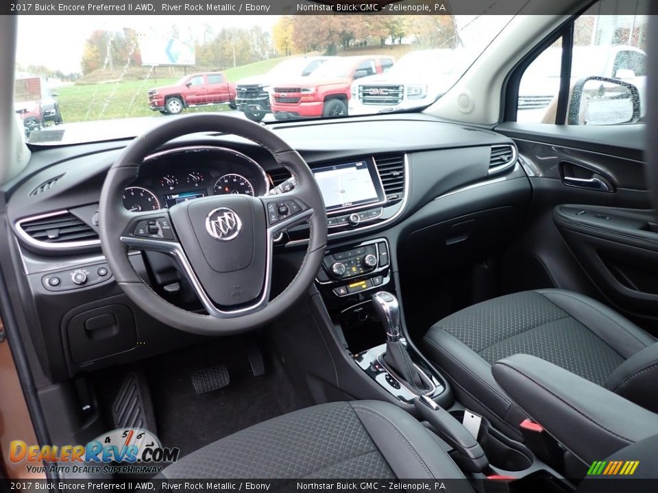 2017 Buick Encore Preferred II AWD River Rock Metallic / Ebony Photo #19
