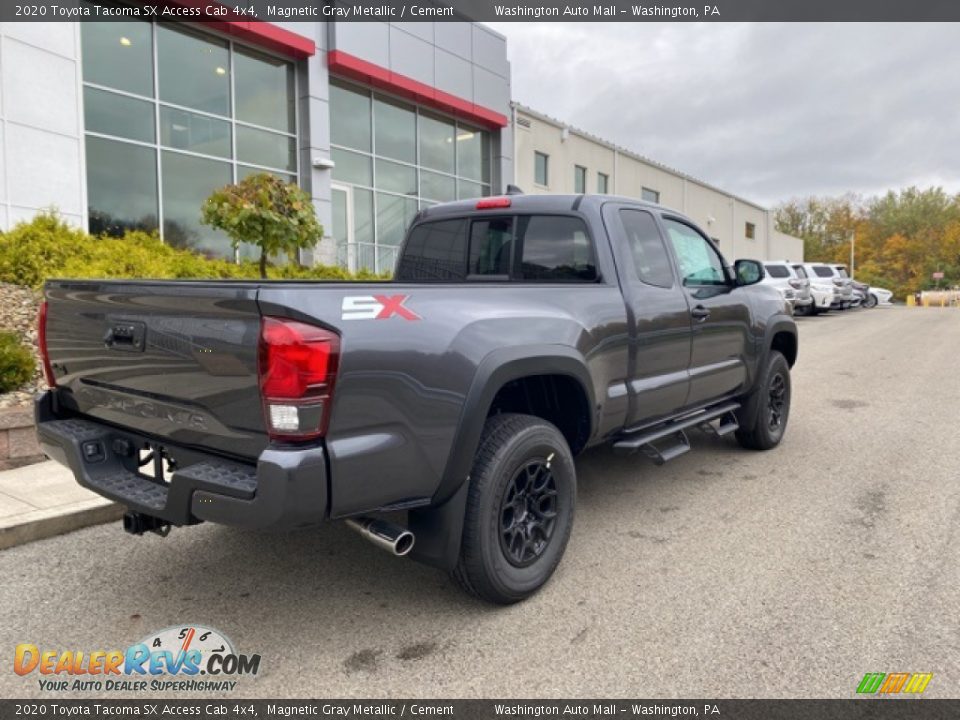 2020 Toyota Tacoma SX Access Cab 4x4 Magnetic Gray Metallic / Cement Photo #13