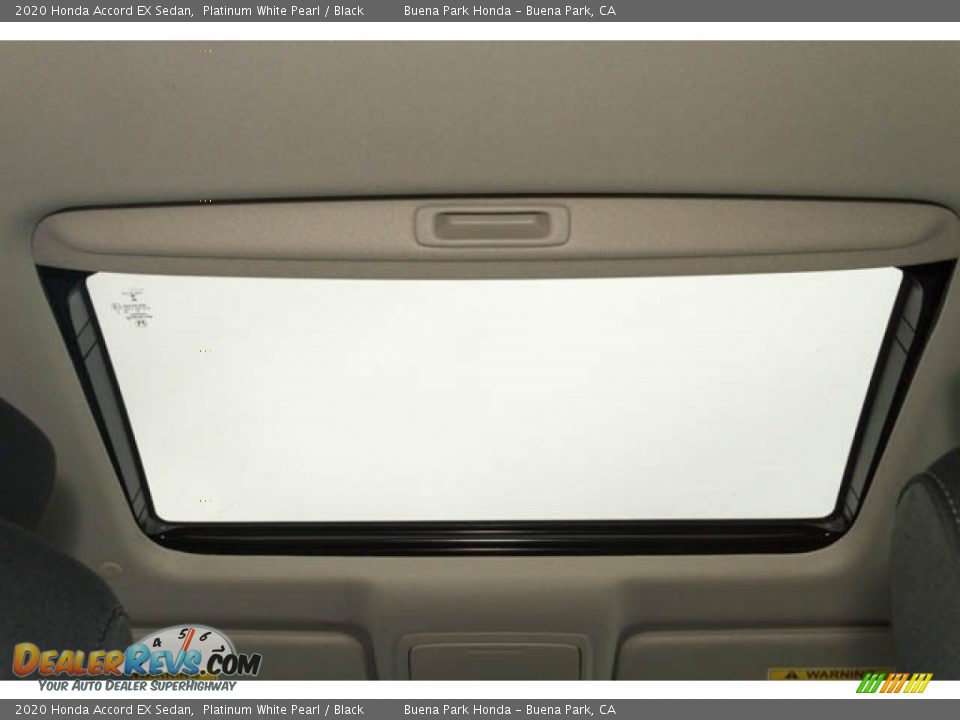 2020 Honda Accord EX Sedan Platinum White Pearl / Black Photo #30