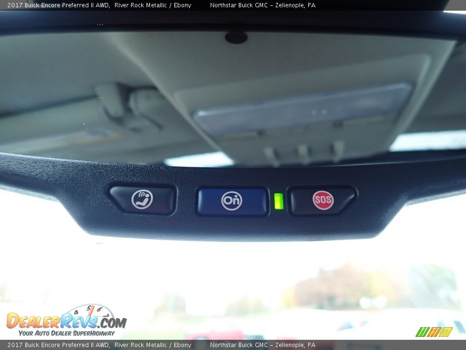 2017 Buick Encore Preferred II AWD River Rock Metallic / Ebony Photo #24