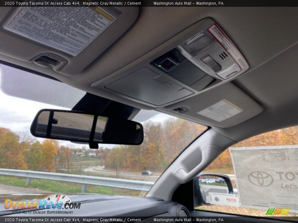 2020 Toyota Tacoma SX Access Cab 4x4 Magnetic Gray Metallic / Cement Photo #19