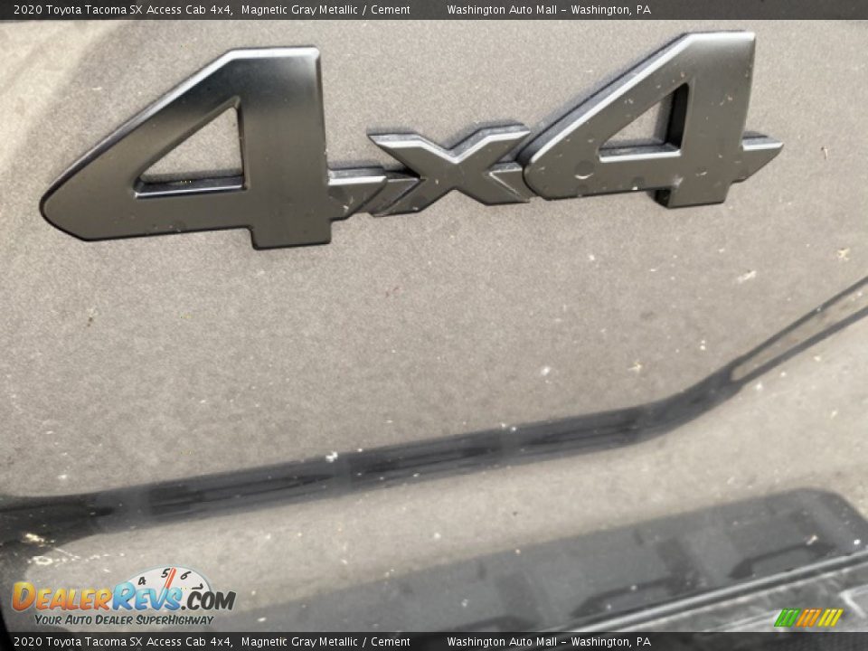 2020 Toyota Tacoma SX Access Cab 4x4 Magnetic Gray Metallic / Cement Photo #20