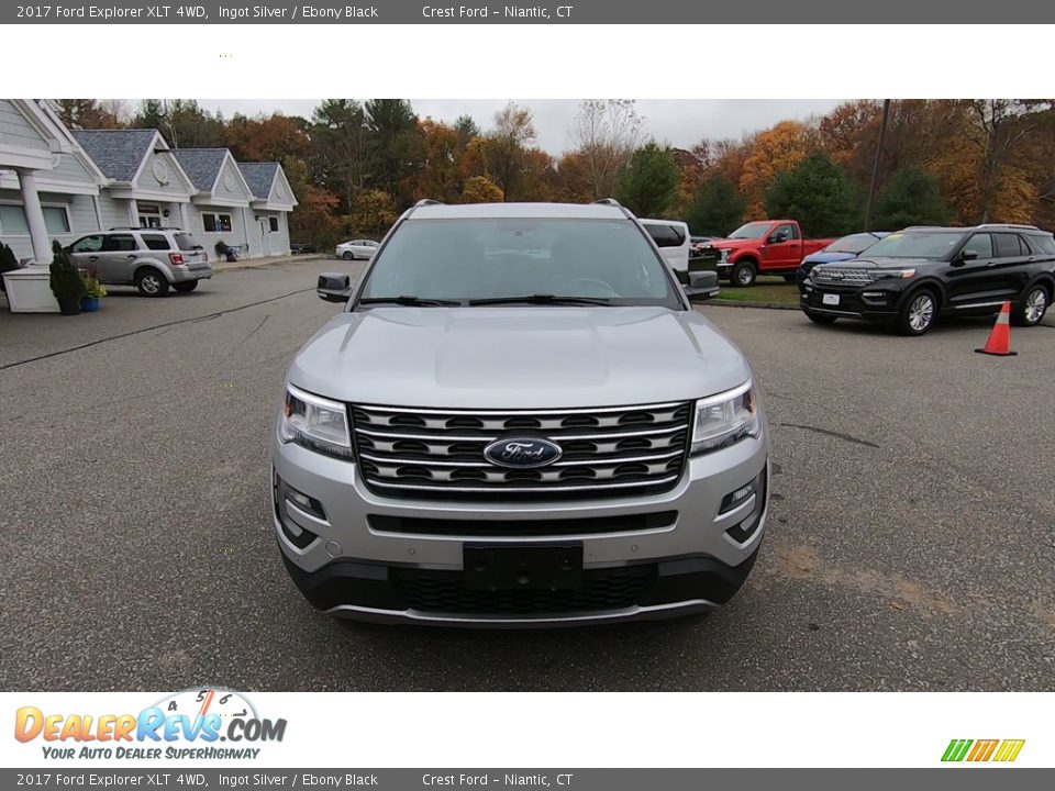 2017 Ford Explorer XLT 4WD Ingot Silver / Ebony Black Photo #2