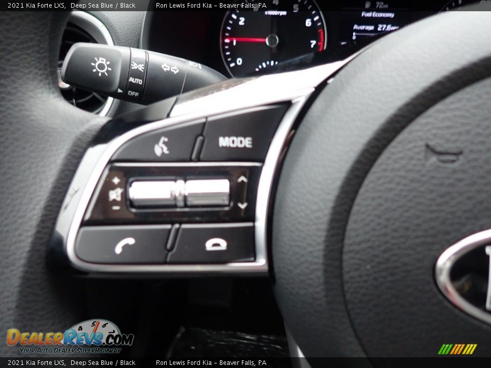 2021 Kia Forte LXS Deep Sea Blue / Black Photo #18