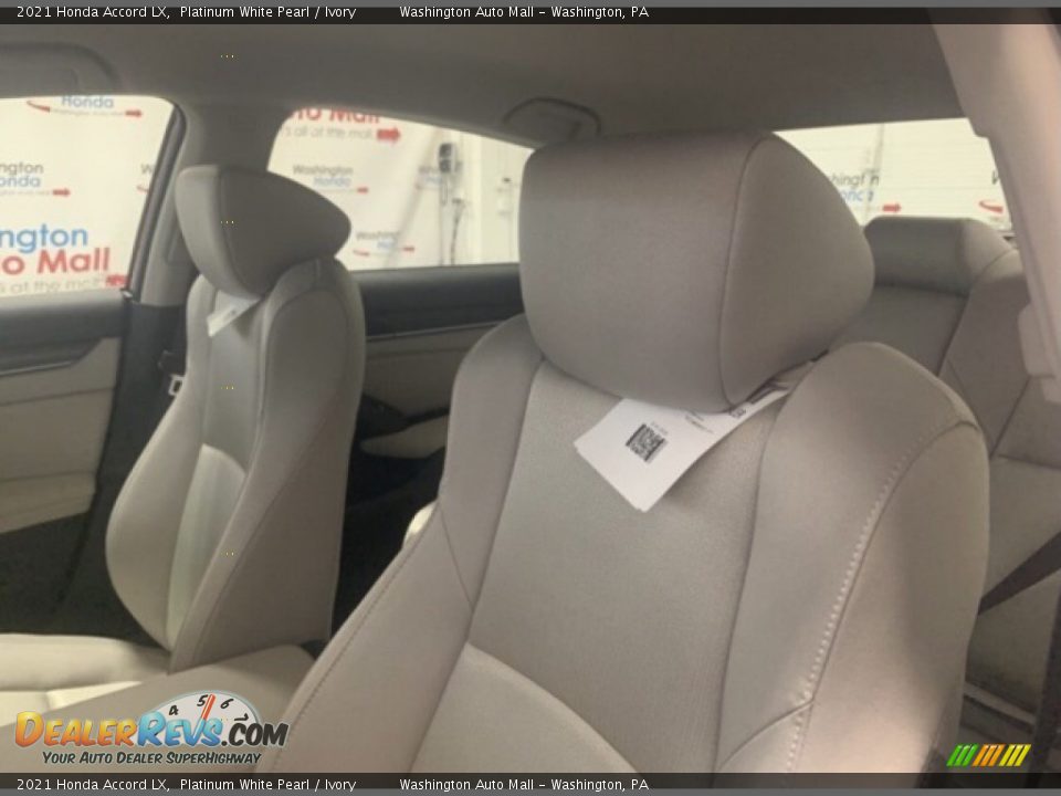 2021 Honda Accord LX Platinum White Pearl / Ivory Photo #14