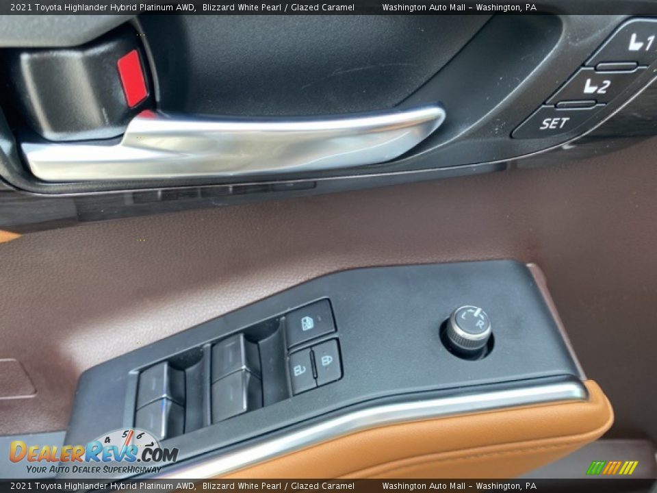 Controls of 2021 Toyota Highlander Hybrid Platinum AWD Photo #22