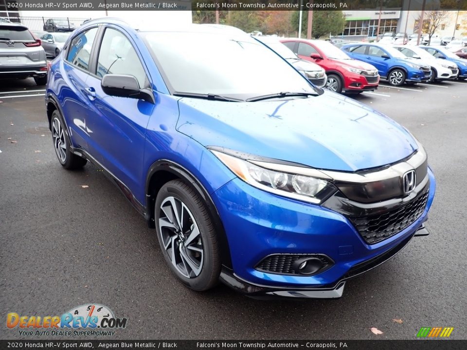 Front 3/4 View of 2020 Honda HR-V Sport AWD Photo #6