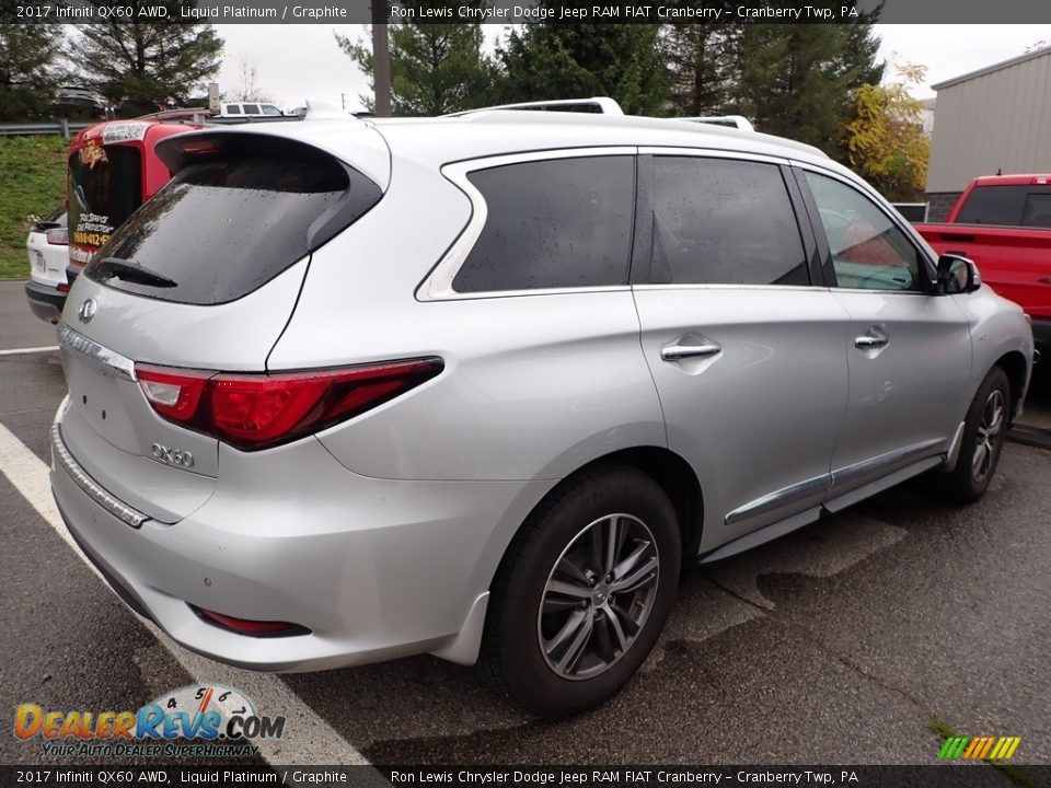 Liquid Platinum 2017 Infiniti QX60 AWD Photo #3