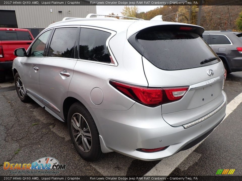 2017 Infiniti QX60 AWD Liquid Platinum / Graphite Photo #4