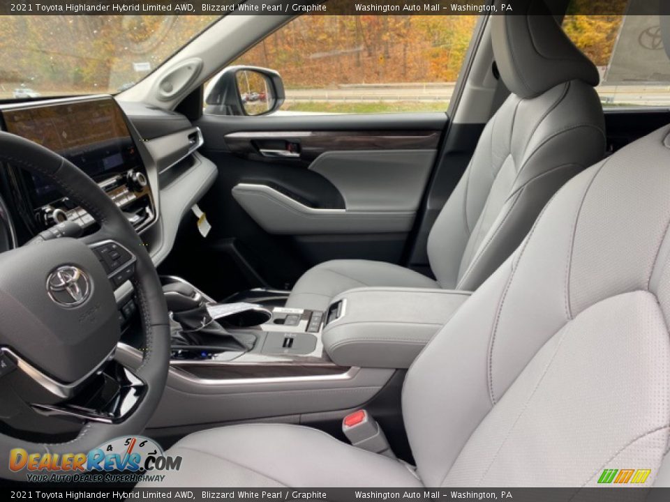 Front Seat of 2021 Toyota Highlander Hybrid Limited AWD Photo #4