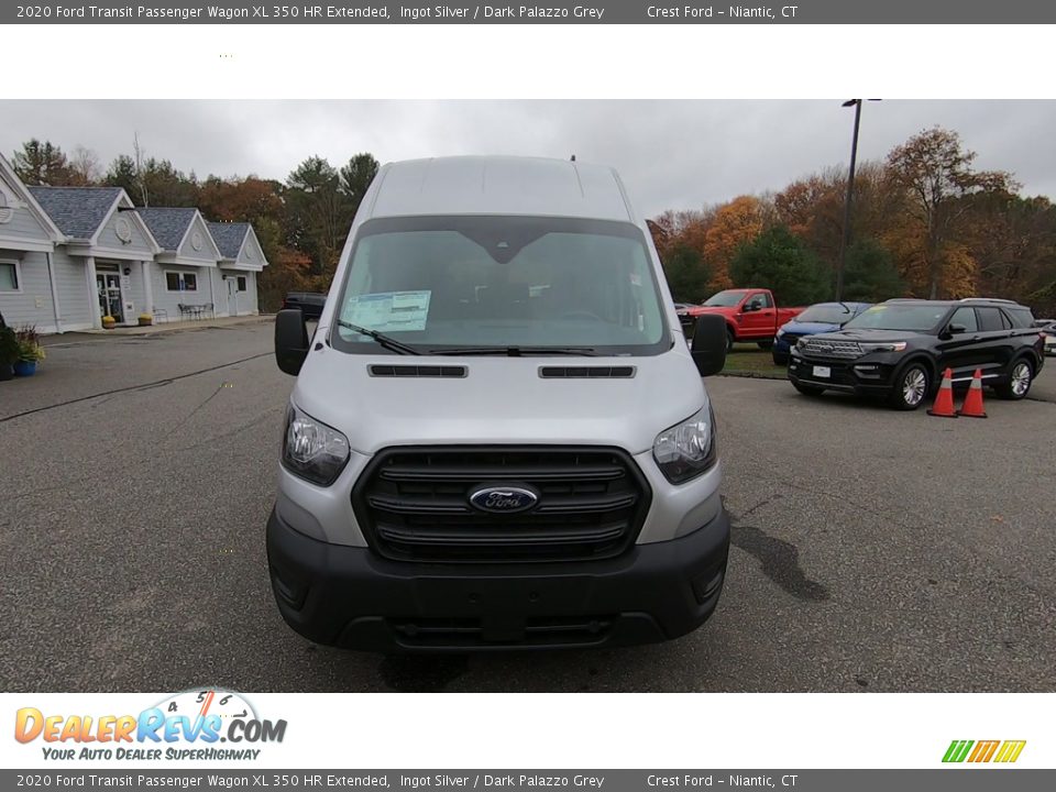 2020 Ford Transit Passenger Wagon XL 350 HR Extended Ingot Silver / Dark Palazzo Grey Photo #2