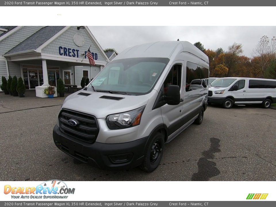 2020 Ford Transit Passenger Wagon XL 350 HR Extended Ingot Silver / Dark Palazzo Grey Photo #3