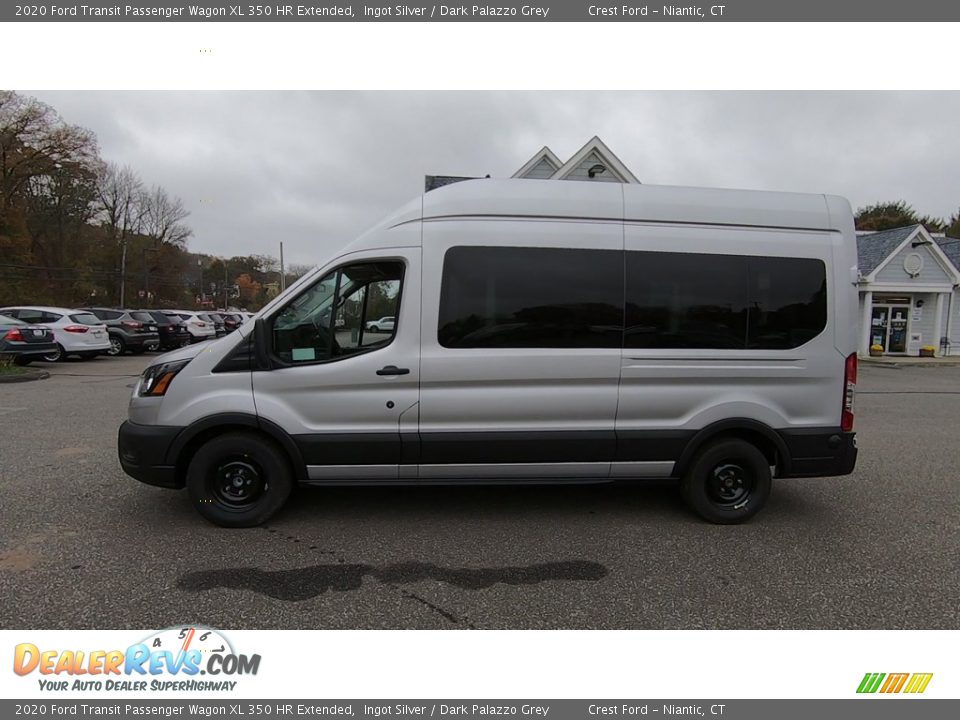 Ingot Silver 2020 Ford Transit Passenger Wagon XL 350 HR Extended Photo #4