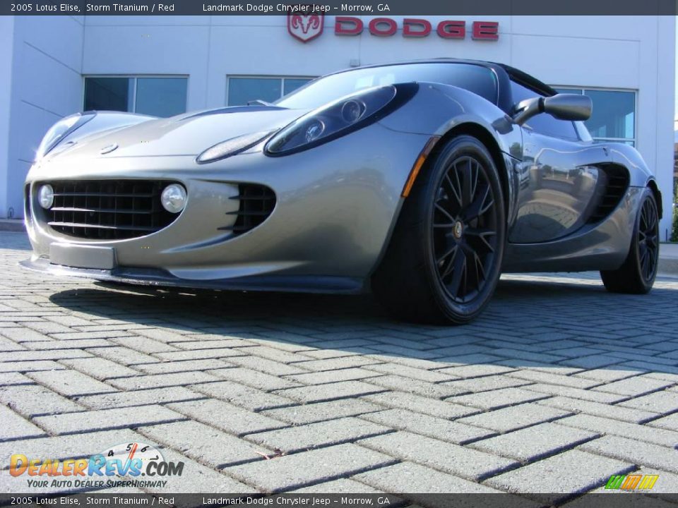 2005 Lotus Elise Storm Titanium / Red Photo #1