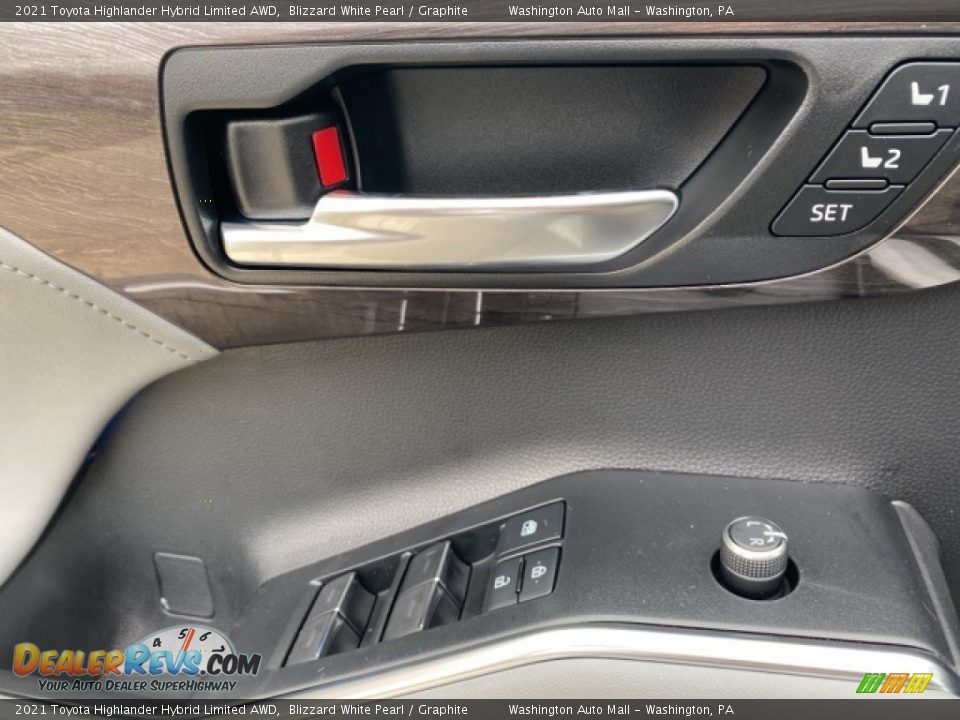 Controls of 2021 Toyota Highlander Hybrid Limited AWD Photo #19