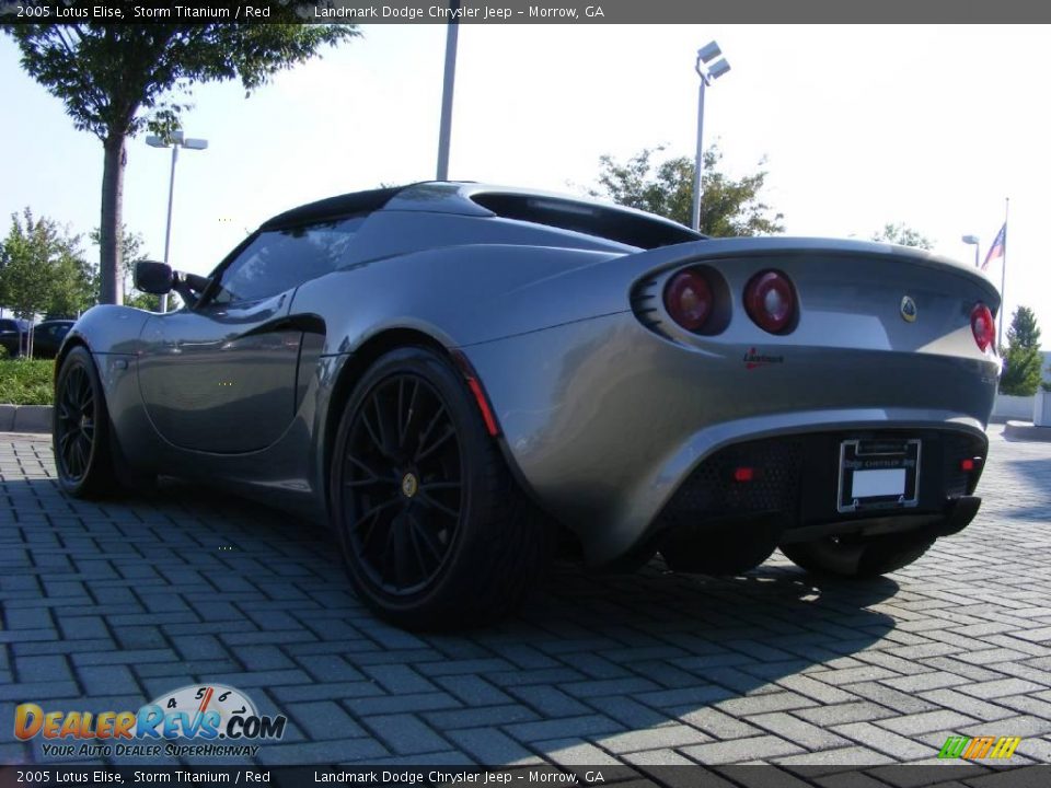 2005 Lotus Elise Storm Titanium / Red Photo #3