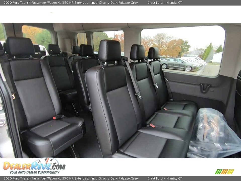 Rear Seat of 2020 Ford Transit Passenger Wagon XL 350 HR Extended Photo #18