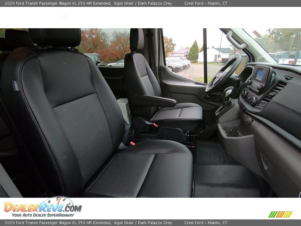 2020 Ford Transit Passenger Wagon XL 350 HR Extended Ingot Silver / Dark Palazzo Grey Photo #21