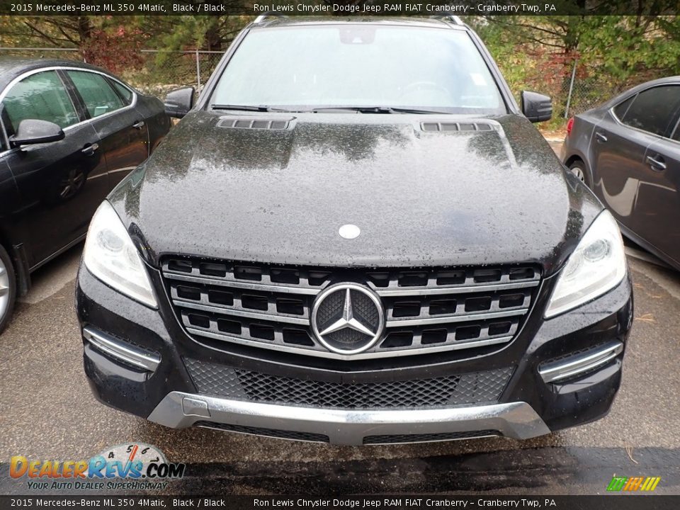 2015 Mercedes-Benz ML 350 4Matic Black / Black Photo #2