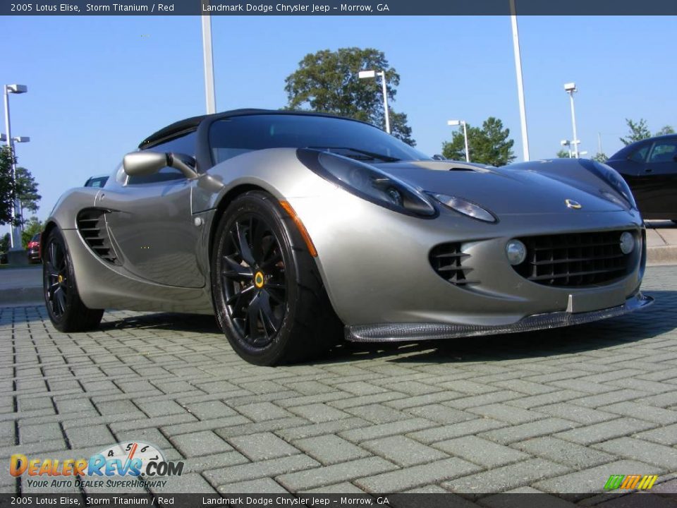 2005 Lotus Elise Storm Titanium / Red Photo #7