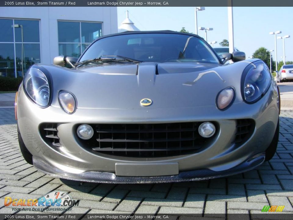 2005 Lotus Elise Storm Titanium / Red Photo #8