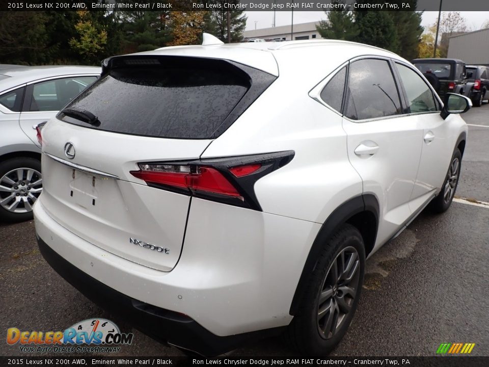 2015 Lexus NX 200t AWD Eminent White Pearl / Black Photo #3