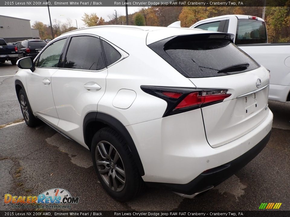 2015 Lexus NX 200t AWD Eminent White Pearl / Black Photo #4