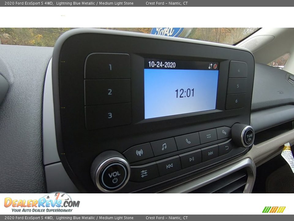 2020 Ford EcoSport S 4WD Lightning Blue Metallic / Medium Light Stone Photo #15