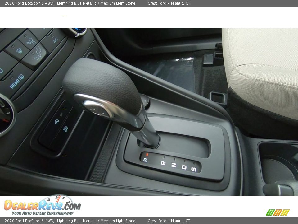 2020 Ford EcoSport S 4WD Lightning Blue Metallic / Medium Light Stone Photo #17